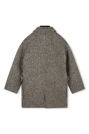 cappotto in lana nero LANVIN KIDS | N30161M92